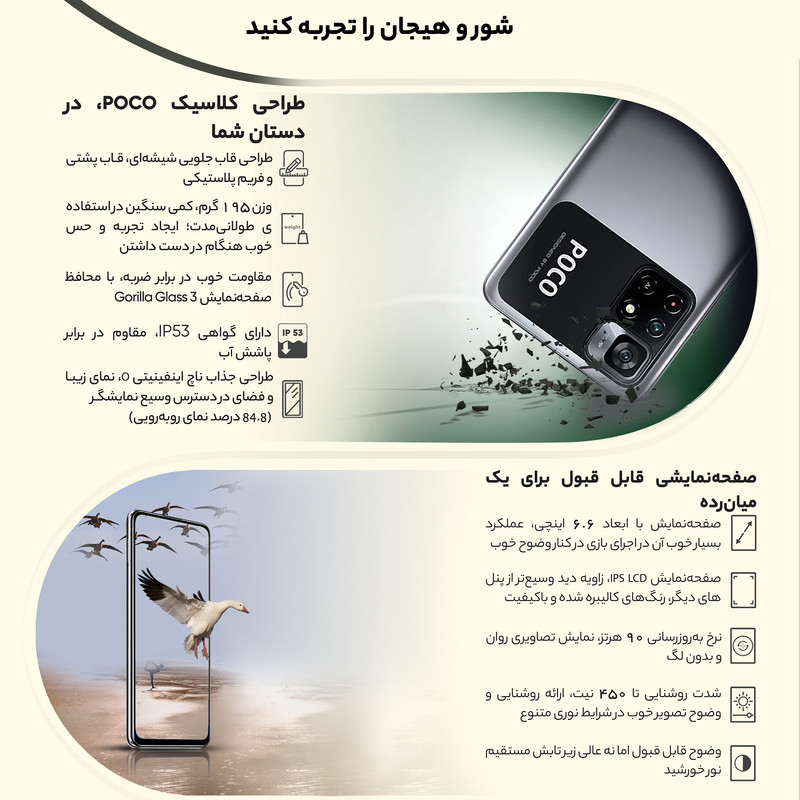 قیمت و خرید گوشی موبایل شیائومی مدل Poco M4 Pro 5G 21091116AG دو سیم ...
