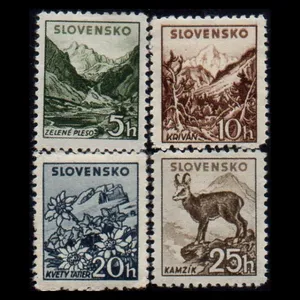 تمبر یادگاری مدل کشور اسلواکی 1939 مجموعه 4 عددی