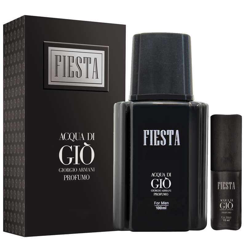 ادوپرفیوم مردانه فیستا مدل Acqua di Gio Profumo حجم 100 میلی لیتر به همراه عطر جیبی مردانه فیستا حجم 15 میلی لیتر
