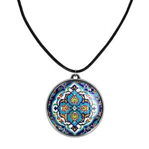 گردنبند خندالو مدل کاشی کد 21552156