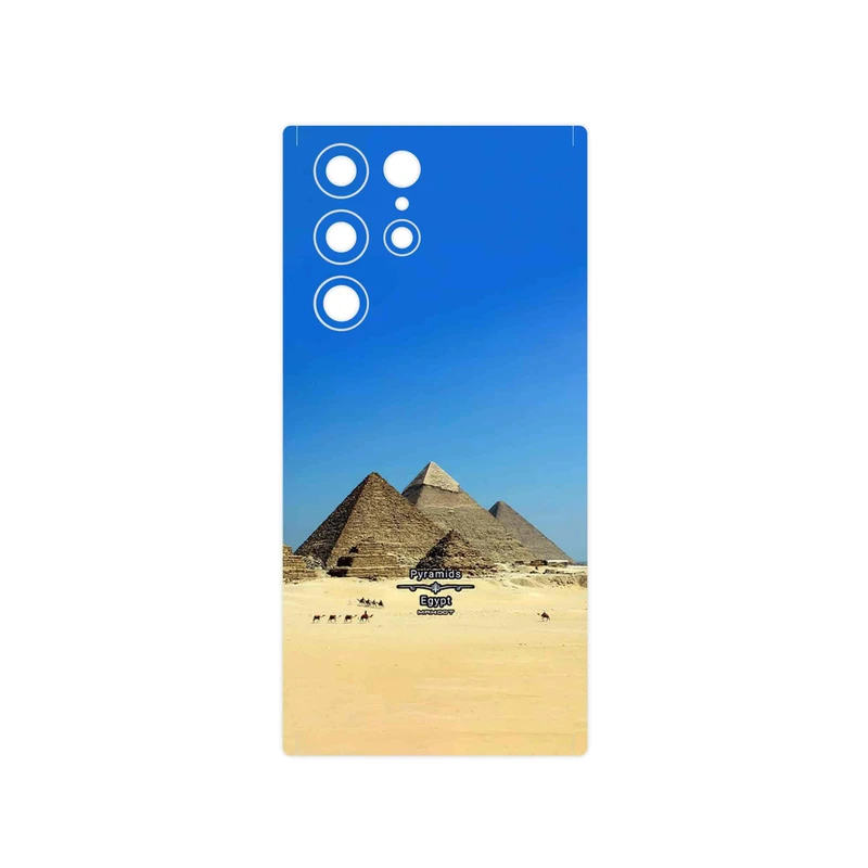 برچسب پوششی ماهوت مدل Pyramids of Egypt مناسب برای گوشی موبایل سامسونگ Galaxy S22 Ultra 5G