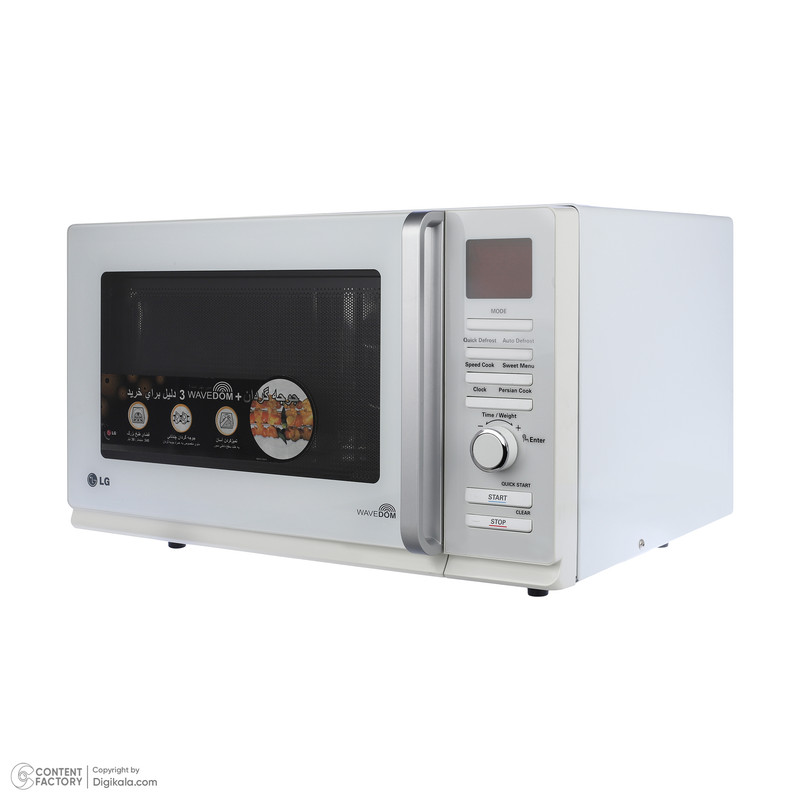 مایکروویو 1350 وات 30 لیتر الجی مدل LF-5702NR دارای 7 برنامه پخت