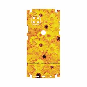 MAHOOT Yellow-Flower-FullSkin Cover Sticker for Motorola MOTO G 5G