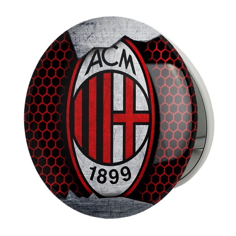 آینه جیبی خندالو طرح باشگاه آث میلان مدل تاشو کد 27242 