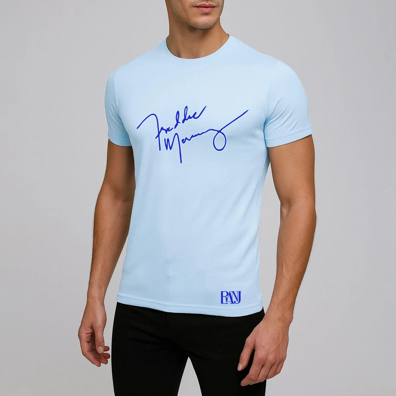 تی شرت آستین کوتاه مردانه رانژ مدل امضا 003-23RA06