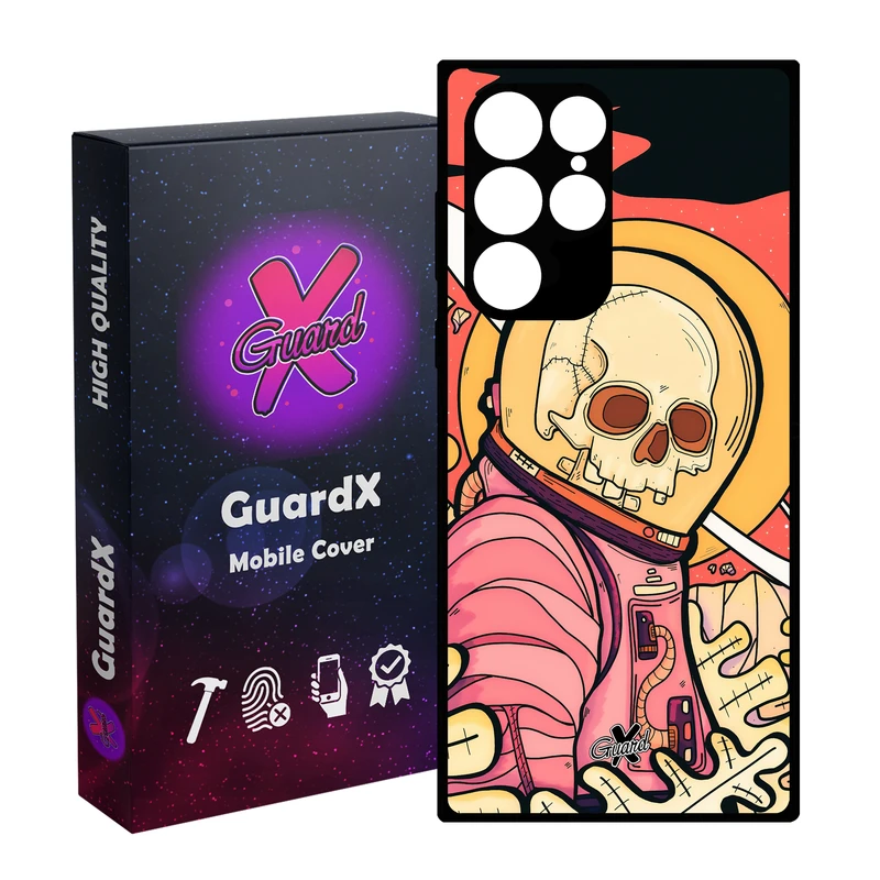 کاور گارد ایکس طرح اسکلت مدل Glass10503 مناسب برای گوشی موبایل سامسونگ Galaxy S23 Ultra
