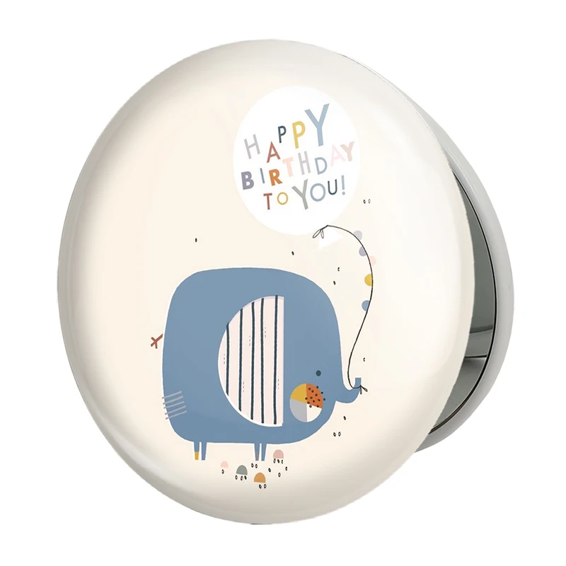 آینه جیبی خندالو طرح تولد مدل تاشو کد 28091 