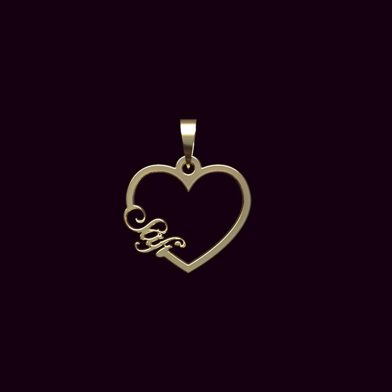 آویز گردنبند طلا 18 عیار زنانه مدوپد مدل اسم صفی safi کد PB1-10137