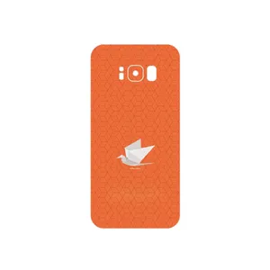 MAHOOT Minimalist origami bird Cover Sticker for Samsung Galaxy S8