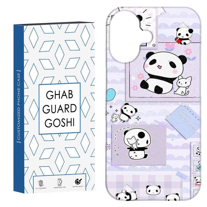 کاور قاب گارد گوشی طرح خرسی کد Dimo-497 مناسب برای گوشی اپل Iphone 16     