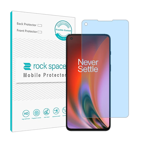 محافظ صفحه نمایش ضد اشعه آبی راک اسپیس مدل HyBLU مناسب برای گوشی موبایل وان پلاس Nord 2 5G
