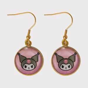 گوشواره دخترانه مدل کرومی کد 351