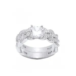 انگشتر نقره زنانه  جی تی آ مدل 337