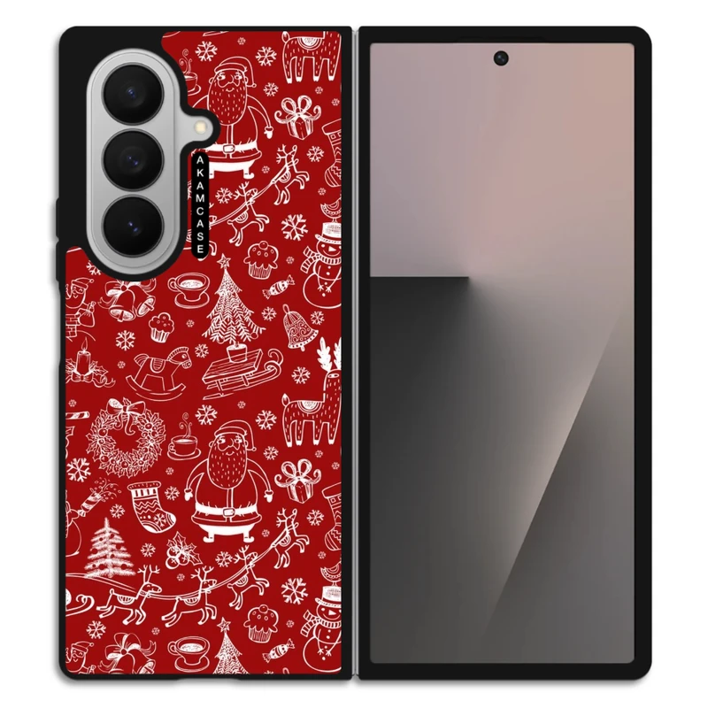 کاور آکام مدل AMC-WSGZFOLD7-CHRISTMAS-20 مناسب برای گوشی موبایل سامسونگ Galaxy Z Fold 7
