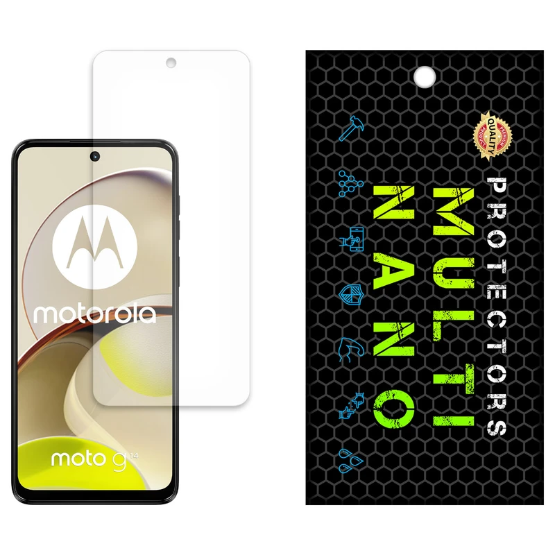 محافظ صفحه نمایش مات مولتی نانو مدل X-S1M مناسب برای گوشی موبایل موتورولا Moto G14