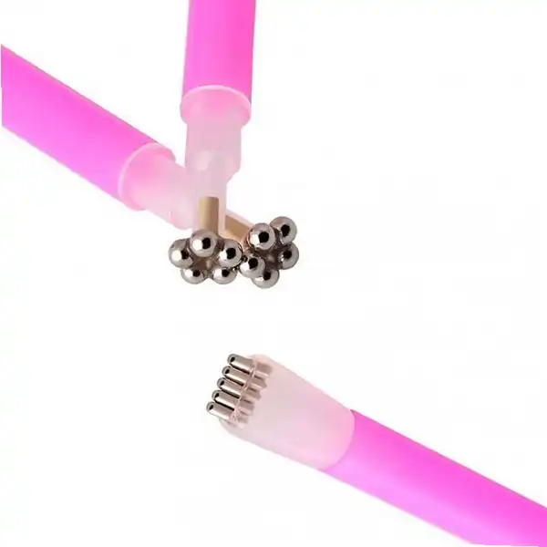 آهنربای طراحی ناخن مدل گل دو طرفه