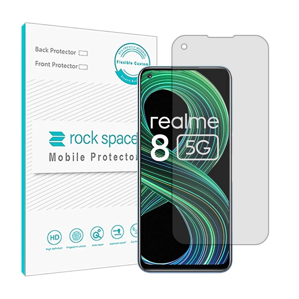 محافظ صفحه نمایش شفاف راک اسپیس مدل HyGEL مناسب برای گوشی موبایل ریلمی 8 5G