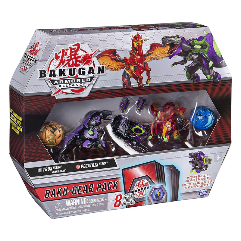 اسباب بازی باکوگان مدل Bakugan Baku-Gear Trox Ultra کد 6054416