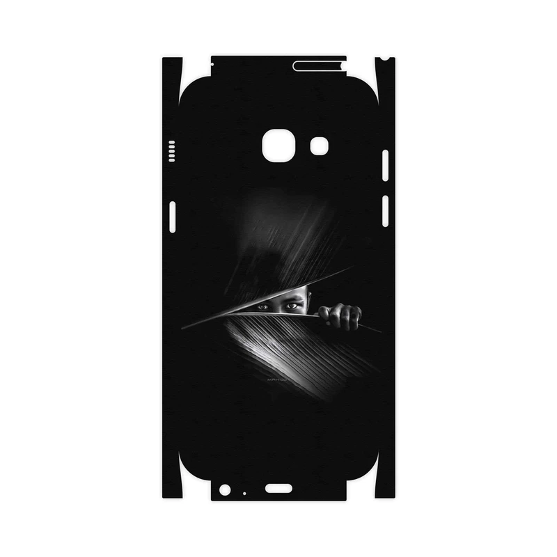 برچسب پوششی ماهوت مدل Black Portrait-FullSkin مناسب برای گوشی موبایل سامسونگ Galaxy A3 2017