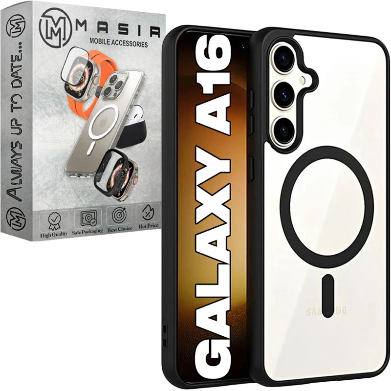 کاور مسیر مدل Clear MgSafe مناسب برای گوشی موبایل سامسونگ Galaxy A16