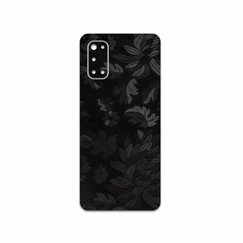 برچسب پوششی ماهوت مدل Black-Wildflower مناسب برای گوشی موبایل ریلمی 7 Pro