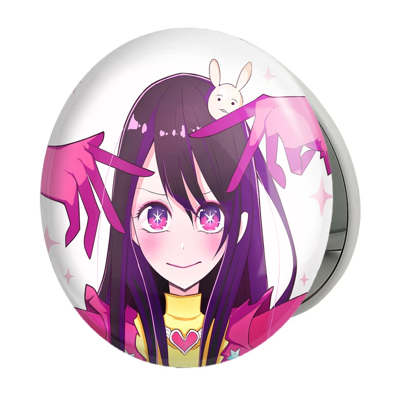 آینه جیبی خندالو طرح هوشینو انیمه اوشی نو کو ستاره من Oshi No Ko مدل تاشو کد 27479 