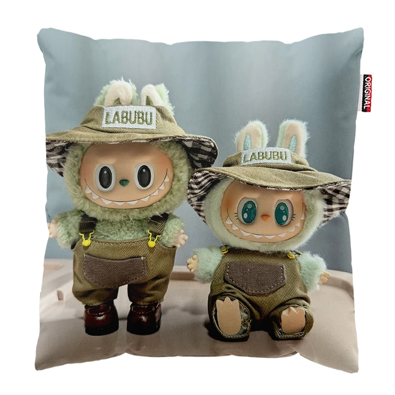 کوسن پاد آفرین مدل عروسک لبوبو کد PK302014 سایز 30*30 سانتی متر