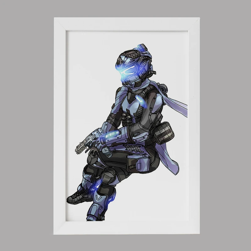 تابلو خندالو مدل بازی تایتان فال (Titanfall) کد 32592