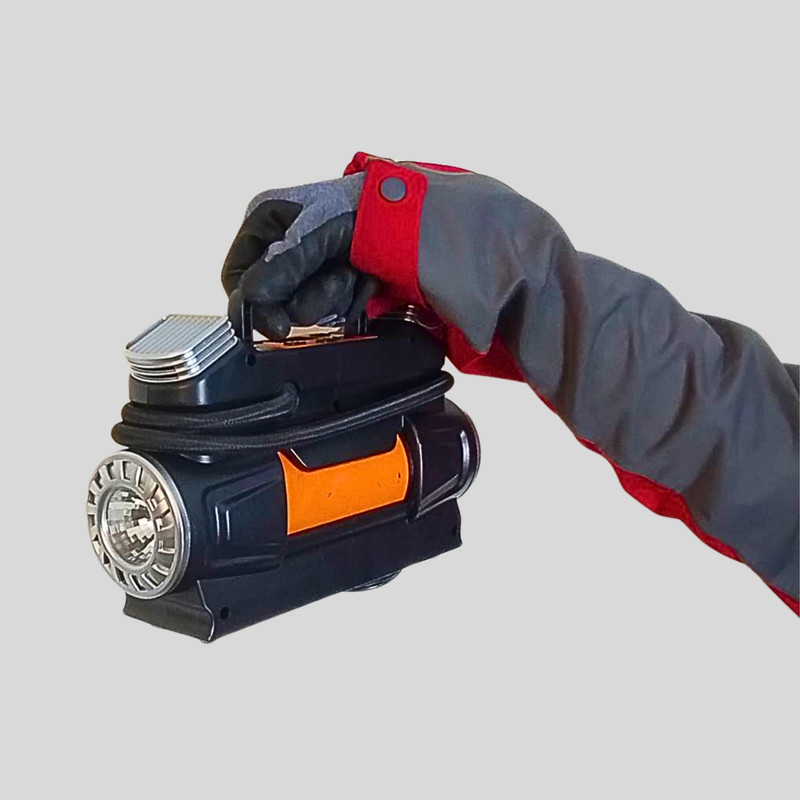 کمپرسور فندکی دوسیلندر فلزی دیجیتالی هاردمن کد 100898