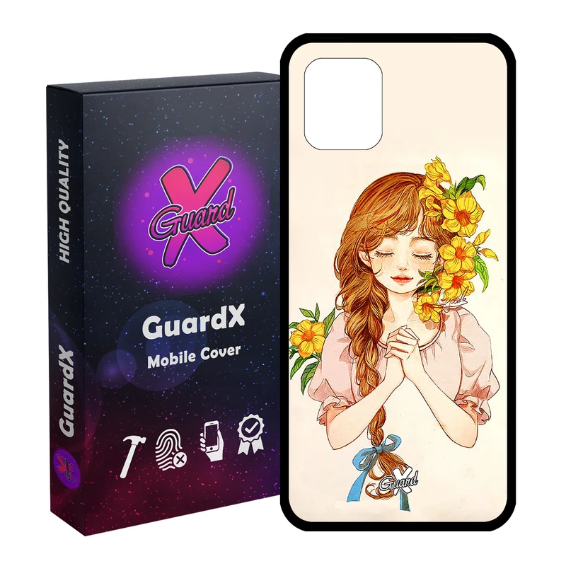 کاور گارد ایکس طرح دختر مدل Glass10317 مناسب برای گوشی موبایل سامسونگ Galaxy Note 10 Lite