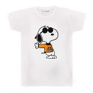 تی شرت بچگانه پرمانه طرح اسنوپی کد pmt.3622