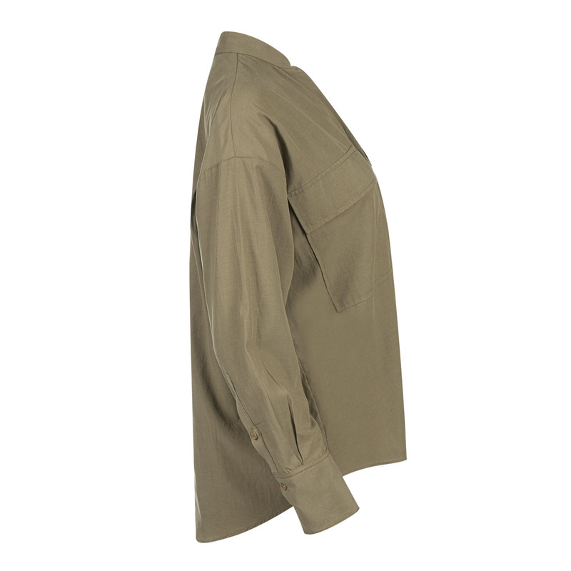 شومیز آستین بلند زنانه سرژه مدل 207338 رنگ سدری