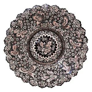 سینی مسی مدل الماس تراش کد RA