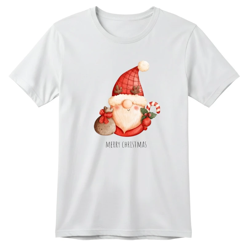 تی‌شرت آستین کوتاه بچگانه مدل بابانوئل کریسمس کد v7 