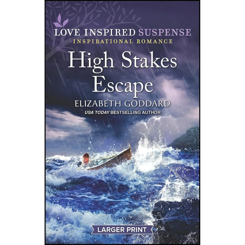 کتاب High Stakes Escape  اثر Elizabeth Goddard انتشارات Love Inspired Suspense Larger Print
