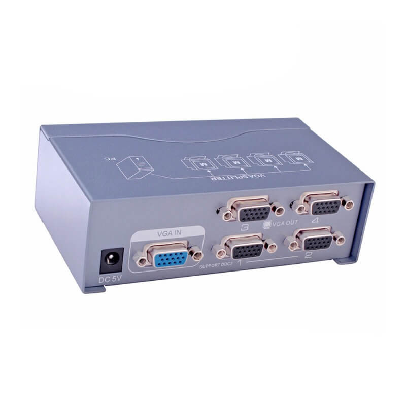 اسپیلتر 1 به 4 VGA دیتک مدل DT-7254