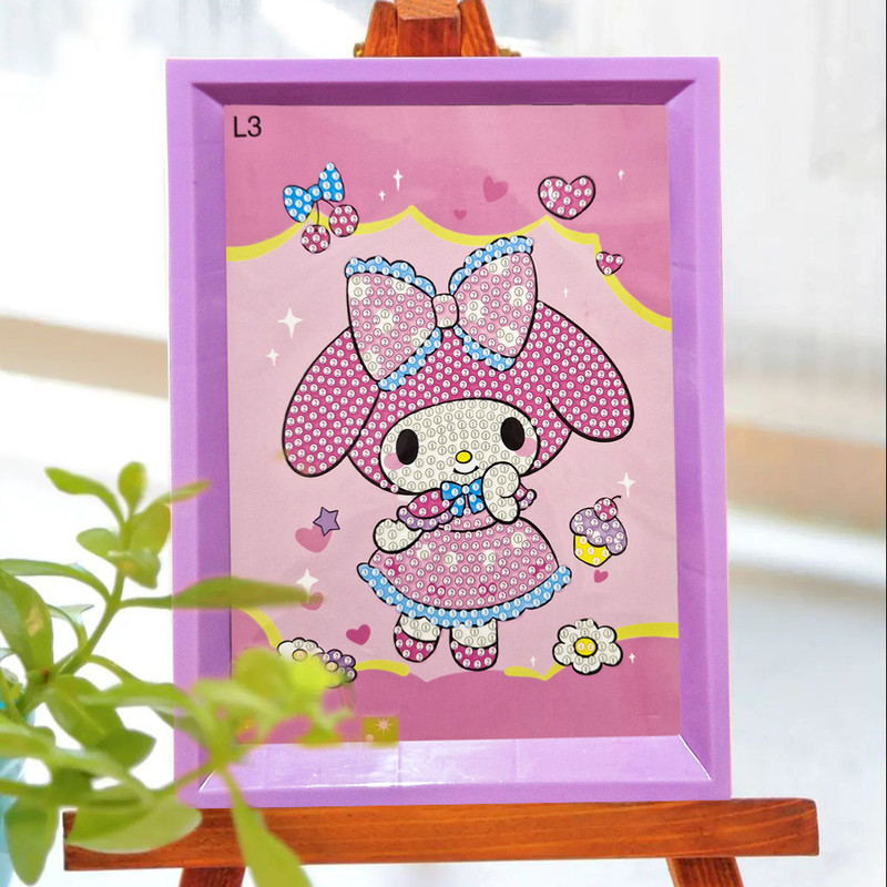 بازی آموزشی مدل ساخت تابلو نقاشی الماسی قاب دار کد 022