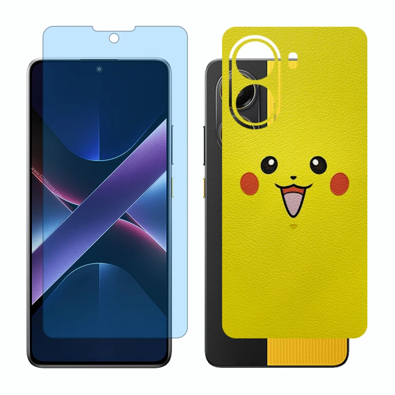 محافظ صفحه نمایش مات آنتی بلو گلس مدل Together مناسب برای گوشی موبایل شیائومی Poco X7 Pro به همراه برچسب پوششی پشت گوشی