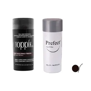پودر پرپشت کننده مو پرفکت هیر فیلر کد 02 وزن 50 گرم رنگ مشکی به همراه پودر پرپشت کننده مو تاپیک هیر فیلر کد 02 وزن 50 گرم رنگ مشکی