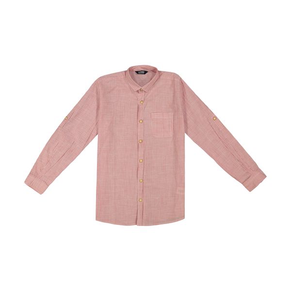 پیراهن پسرانه ال سی وایکیکی مدل 0SN645Z4-RED