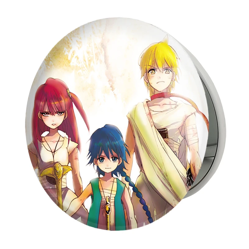 آینه جیبی خندالو طرح انیمه ماگی هزارتوی سحر و جادو مدل تاشو کد 36048