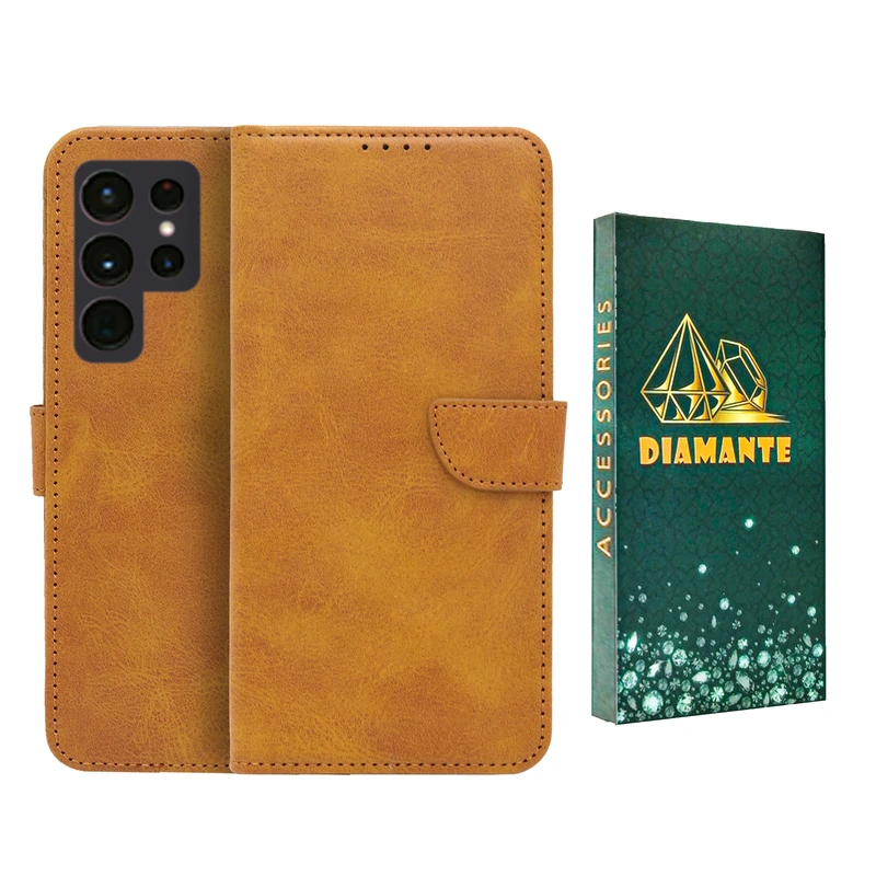 کیف کلاسوری دیامانته مدل Bers Gn مناسب برای گوشی موبایل سامسونگ Galaxy S22 Ultra