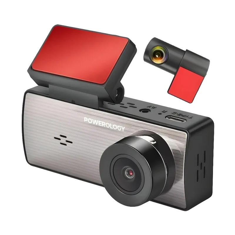 دوربین ثبت وقایع پاورلوژی مدل Dual Recording به همراه دوربین عقب