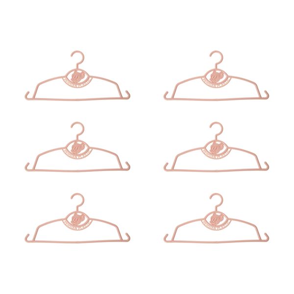 چوب لباسی نوزادی پرشین پلاستیک مدل A-5 بسته 6 عددی