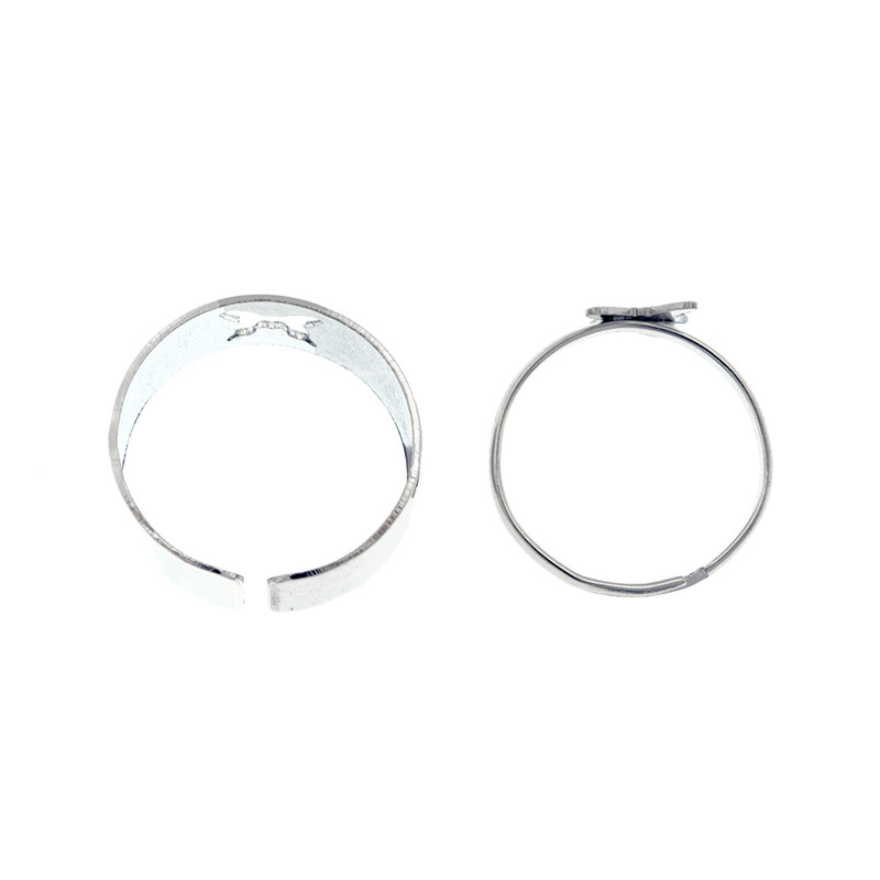 انگشتر زنانه برانت مدل مکمل پروانه بسته دو عددی