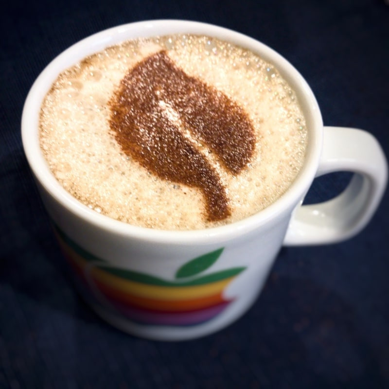 شابلون قهوه مدل Leaf