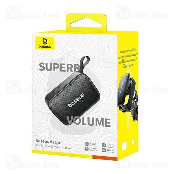 اسپیکر بلوتوثی قابل حمل بیسوس مدل AeQur 30 Mini
