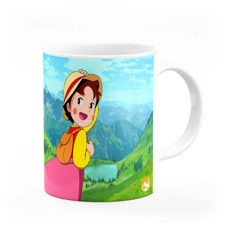 ماگ هومرو طرح انیمیشن هایدی دختر آلپ مدل MG3955