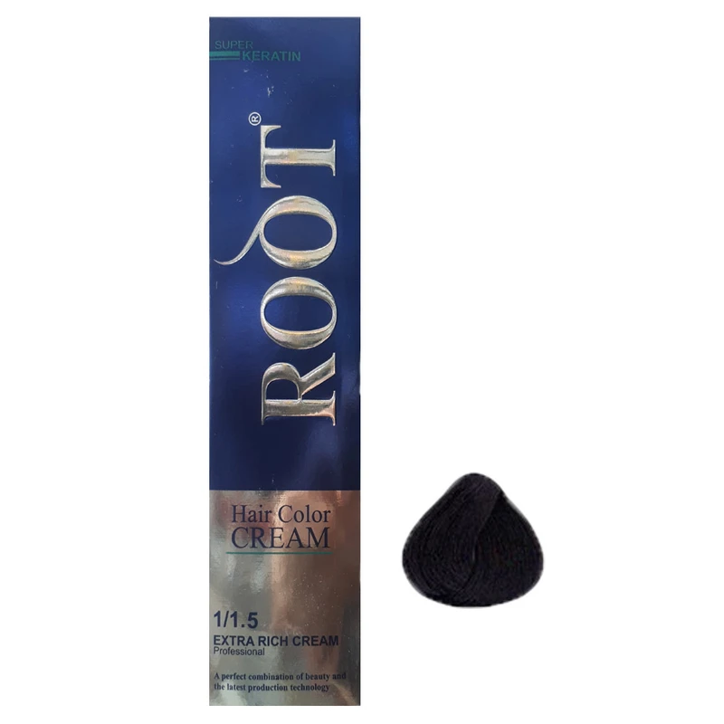 رنگ مو روت سری PROFESSIONAL شماره 0-1 حجم 120 میلی لیتر رنگ مشکی