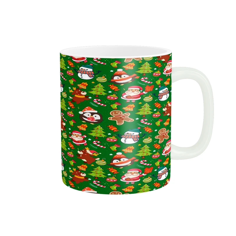 ماگ پادآفرین مدل کریسمس طرح بابانوئل کد p2775